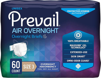 Prevail Air Overnight Adult Briefs - Puppy's Aesthetics