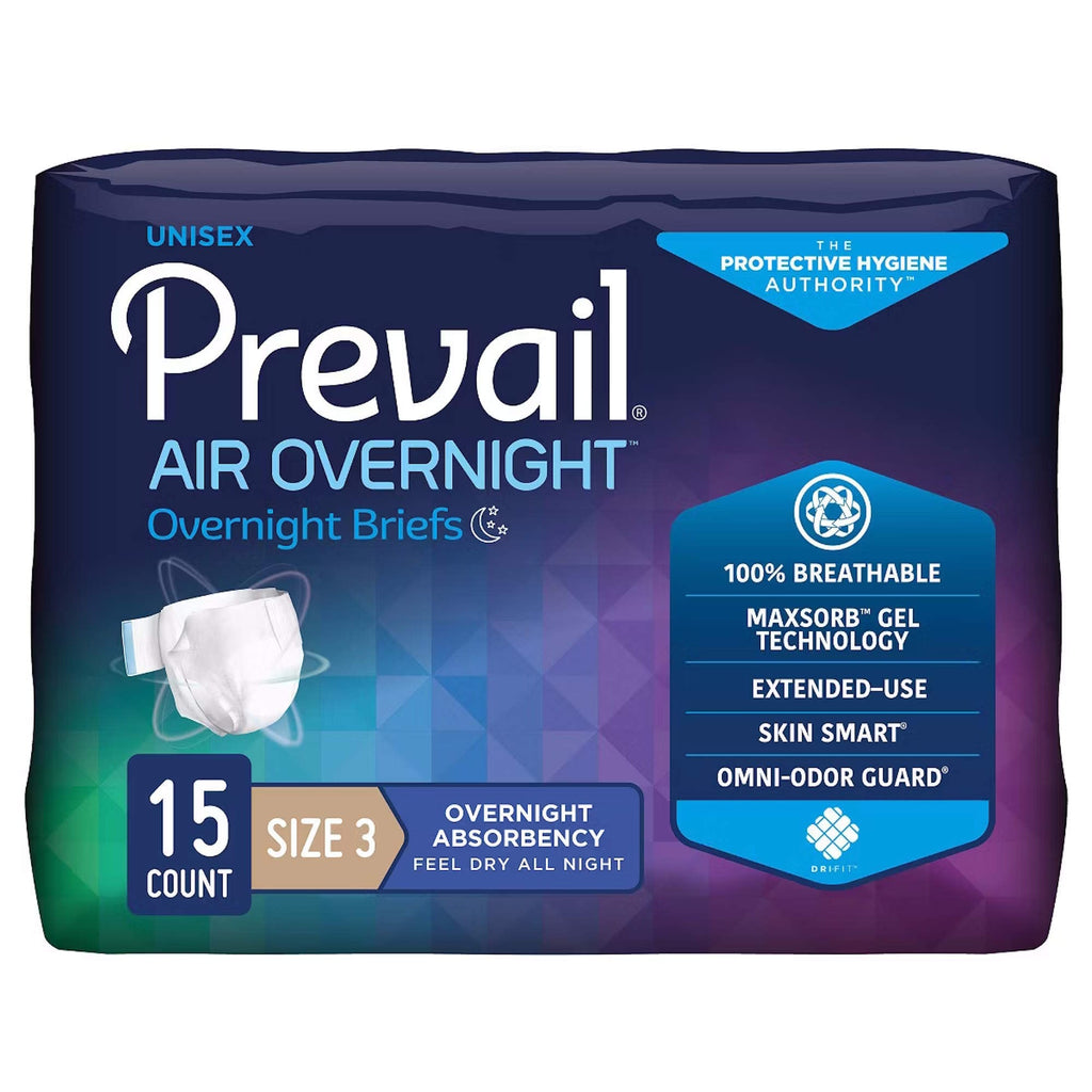 Prevail Air Overnight Adult Briefs