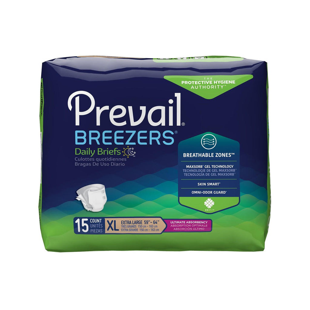 Prevail Breezers Adult Diapers Briefs - Puppy's Aesthetics