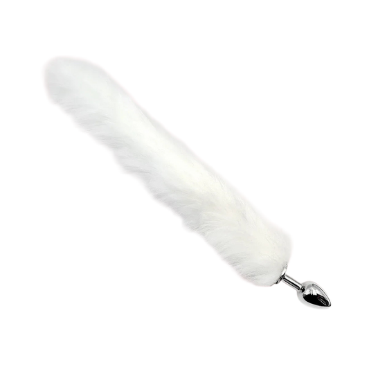 Snowbound Mishchief Fox Tail Steel Plug