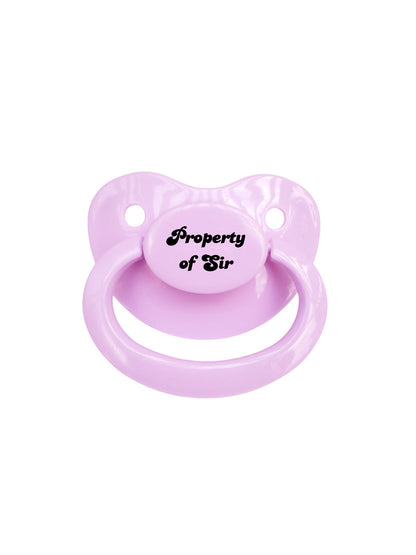 Property of Sir Adult Pacifier