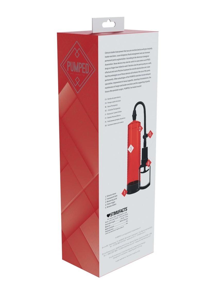 Pumped Basic Resistant Silicone Penis Pump