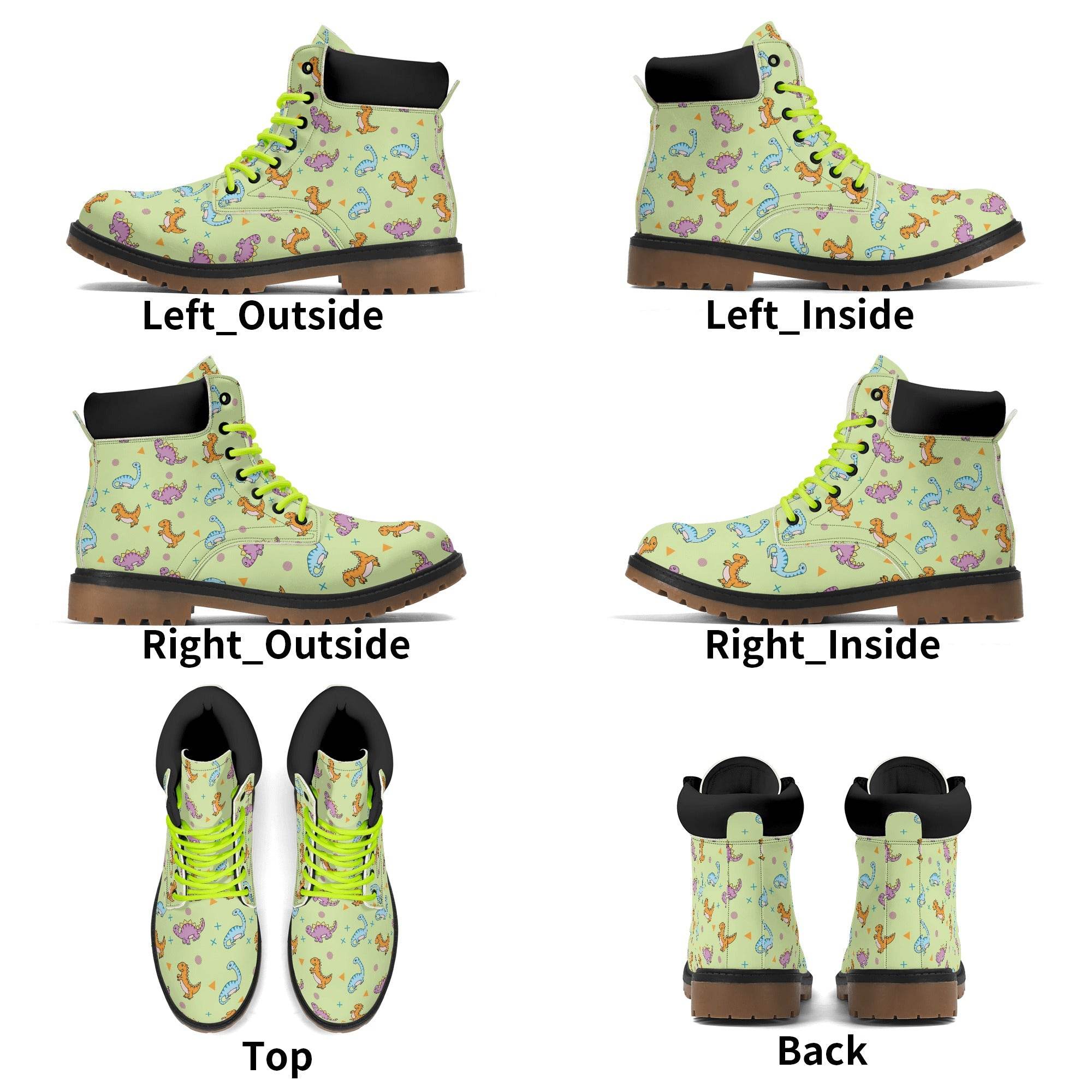 Stompasaurus Unisex Upgraded Leather Boots - Puppy's Aesthetics