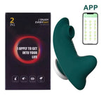 App Vibrator Bluetooth Remote Control Sucker (Colors) - Puppy's Aesthetics