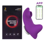 App Vibrator Bluetooth Remote Control Sucker (Colors) - Puppy's Aesthetics