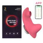 App Vibrator Bluetooth Remote Control Sucker (Colors) - Puppy's Aesthetics