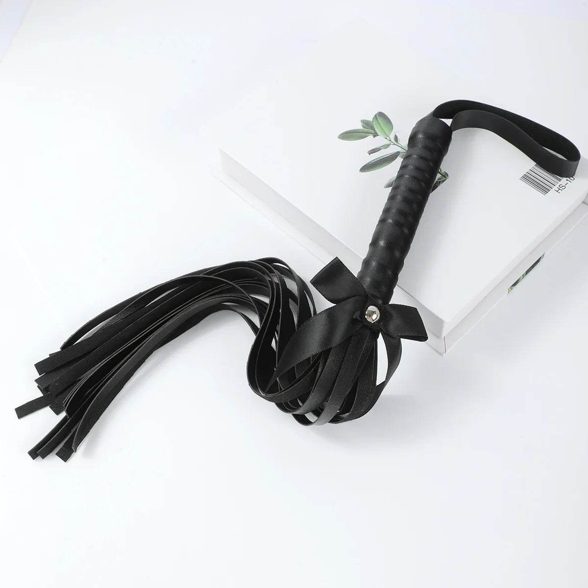 Kawaii Pink PU Leather Bow Flogger (Colors) - Puppy's Aesthetics