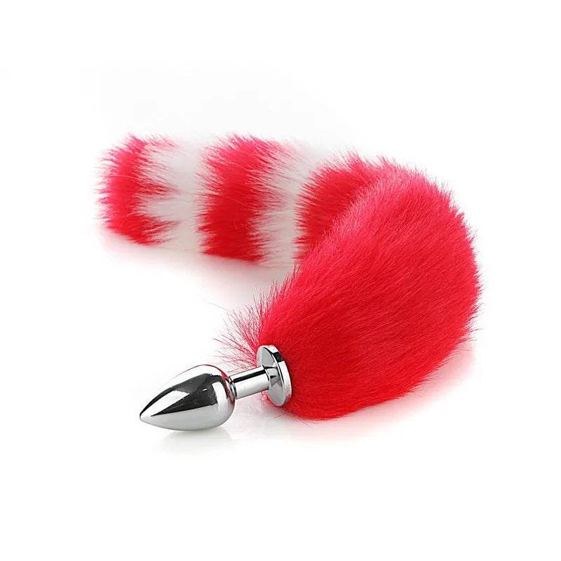 Soft Stripes Anal Tail - Puppy's Aesthetics