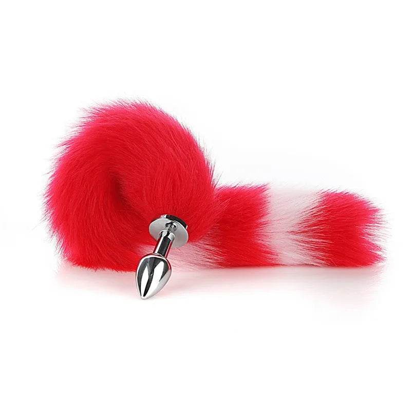 Soft Stripes Anal Tail - Puppy's Aesthetics