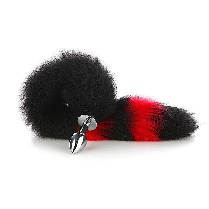 Soft Stripes Anal Tail - Puppy's Aesthetics