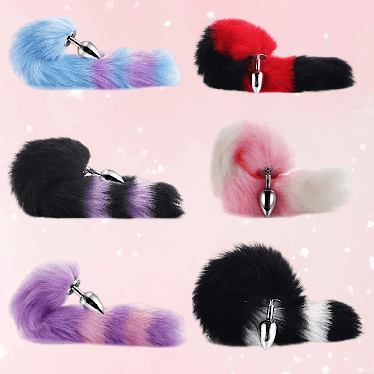 Soft Stripes Anal Tail - Puppy's Aesthetics