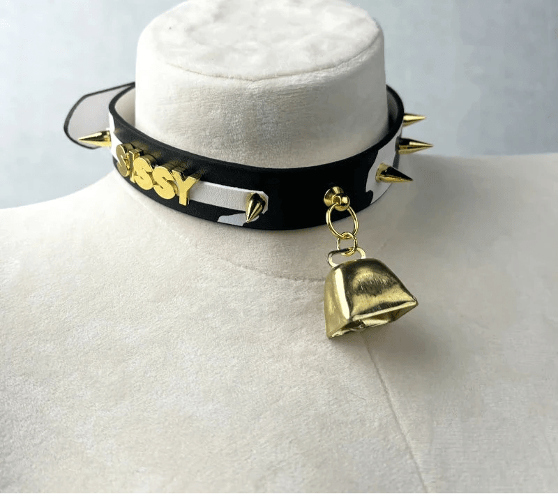 Sexy Moo Moo PU Leather Collar - Puppy's Aesthetics