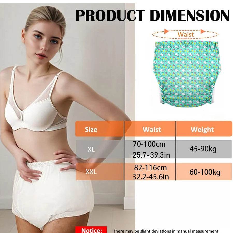 XL/XXL Adorable Fox Adult Cloth Diaper (Colors) - Puppy's Aesthetics