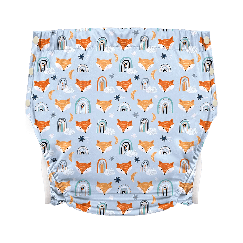 XL/XXL Adorable Fox Adult Cloth Diaper (Colors) - Puppy's Aesthetics