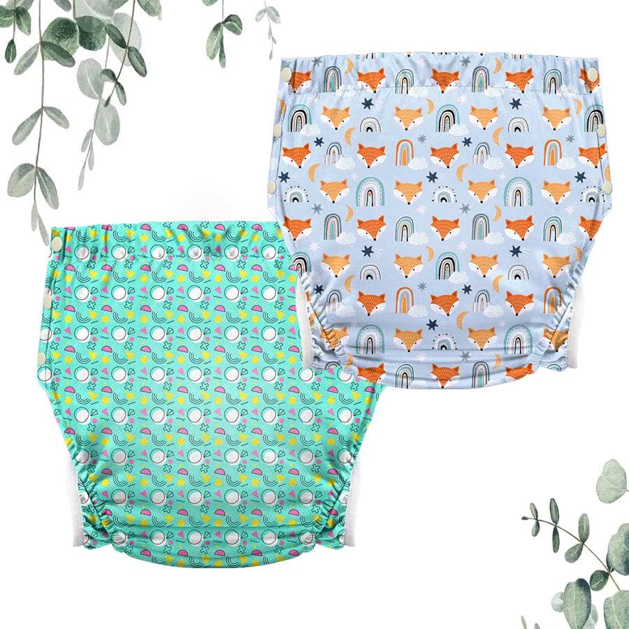 XL/XXL Adorable Fox Adult Cloth Diaper (Colors) - Puppy's Aesthetics