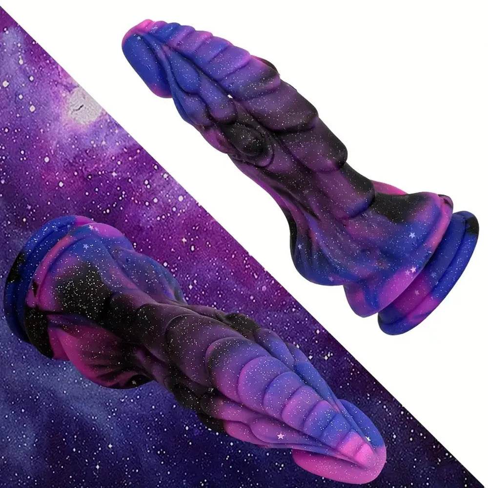 Purple Galaxy Dragon Dildo (Colors) - Puppy's Aesthetics