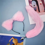 40cm Kawaii Plush Ears & Tail Set (Colors) - Puppy's Aesthetics