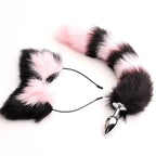 40cm Kawaii Plush Ears & Tail Set (Colors) - Puppy's Aesthetics