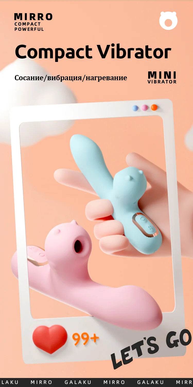 Kawaii Dino Sucking Mini Vibrator - Puppy's Aesthetics
