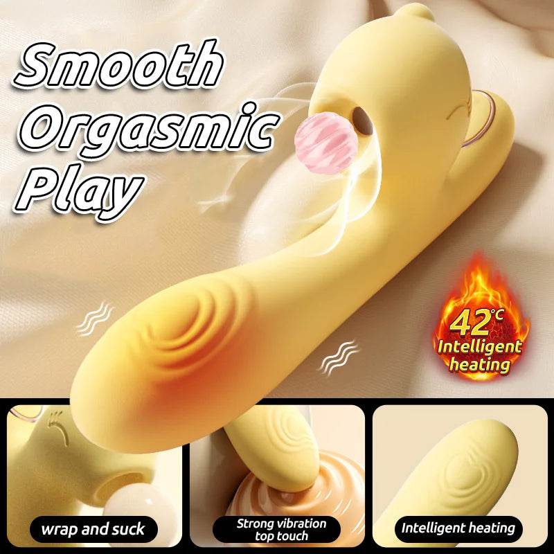 Kawaii Dino Sucking Mini Vibrator - Puppy's Aesthetics