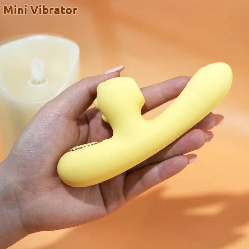 Kawaii Dino Sucking Mini Vibrator - Puppy's Aesthetics