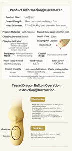 Kawaii Dino Sucking Mini Vibrator - Puppy's Aesthetics