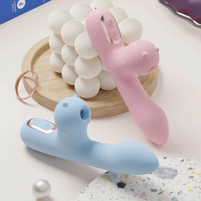 Kawaii Dino Sucking Mini Vibrator - Puppy's Aesthetics