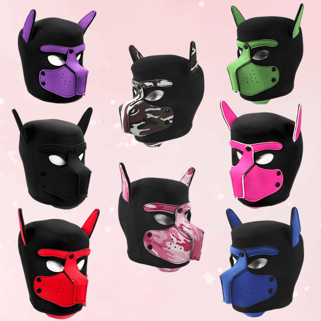 Fetch & Play Pup Mask (Colors) - Puppy's Aesthetics