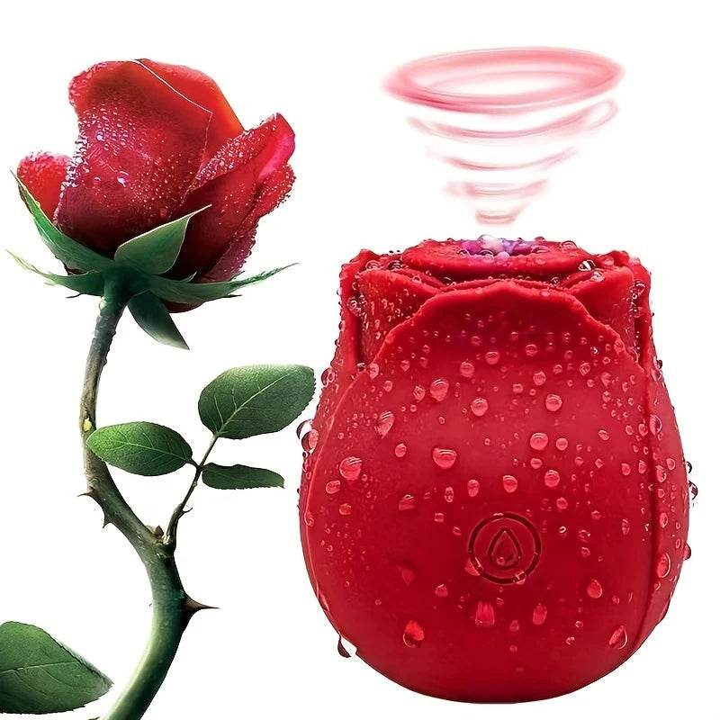Powerful Gentle Sucking-Rose Vibrator Toy - Puppy's Aesthetics