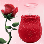 Powerful Gentle Sucking-Rose Vibrator Toy - Puppy's Aesthetics