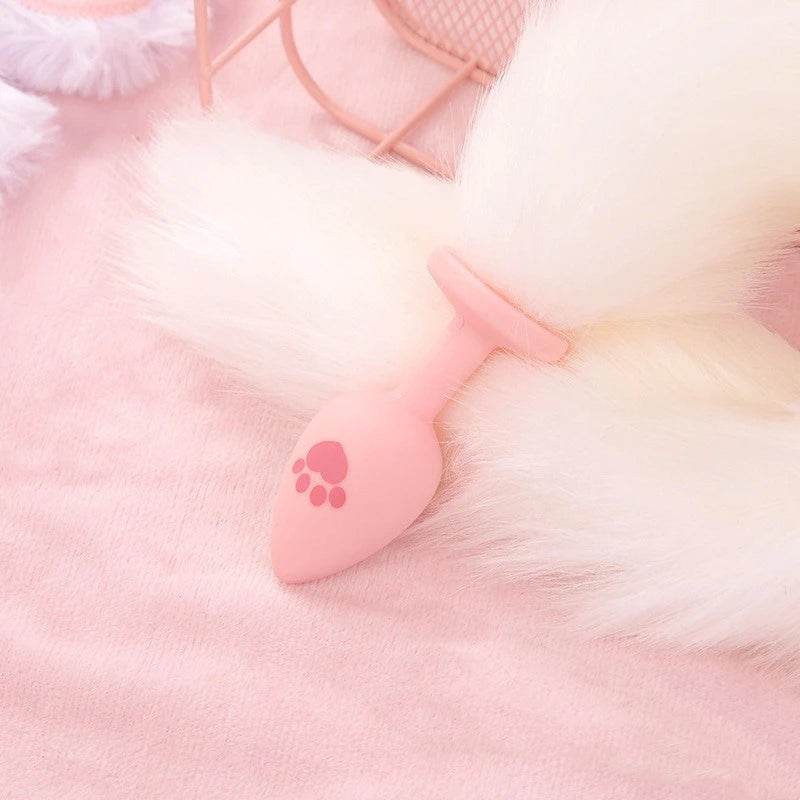 Lovely Pink Paw Anal Tail - Puppy's Aesthetics