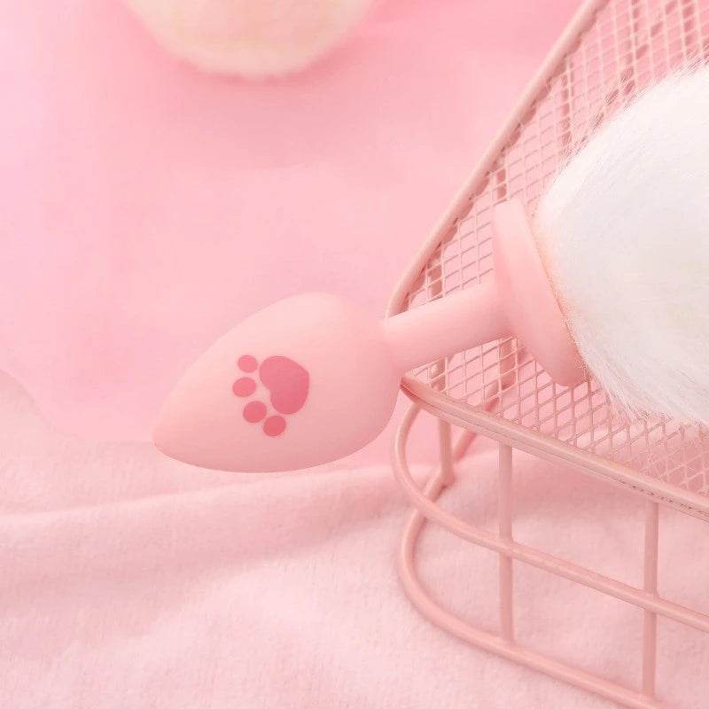 Lovely Pink Paw Anal Tail - Puppy's Aesthetics