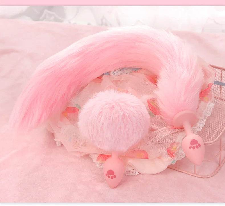 Lovely Pink Paw Anal Tail - Puppy's Aesthetics