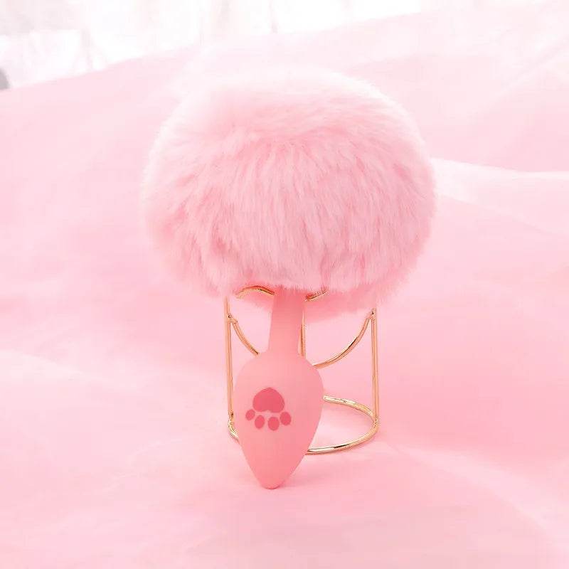 Lovely Pink Paw Anal Tail - Puppy's Aesthetics
