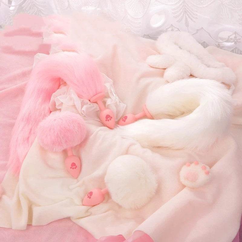 Lovely Pink Paw Anal Tail - Puppy's Aesthetics