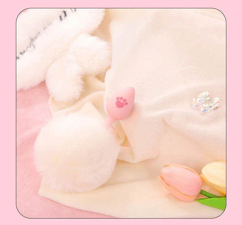 Lovely Pink Paw Anal Tail - Puppy's Aesthetics