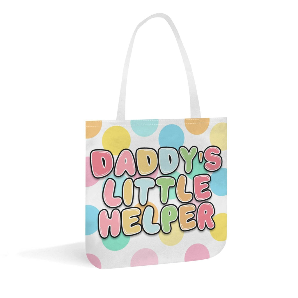 Daddys Little Helper Cloth Tote Bag - Puppy's Aesthetics