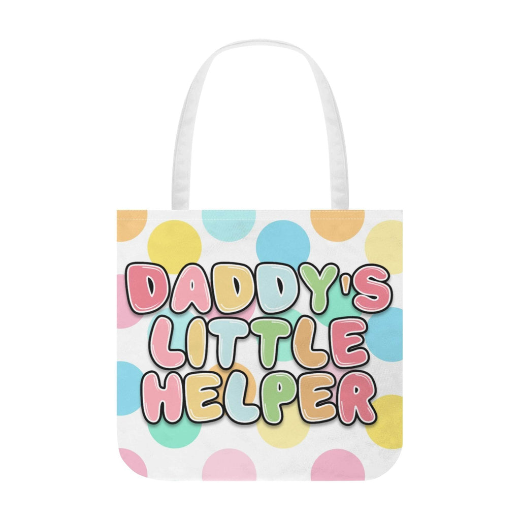 Daddys Little Helper Cloth Tote Bag - Puppy's Aesthetics