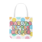 Daddys Little Helper Cloth Tote Bag - Puppy's Aesthetics