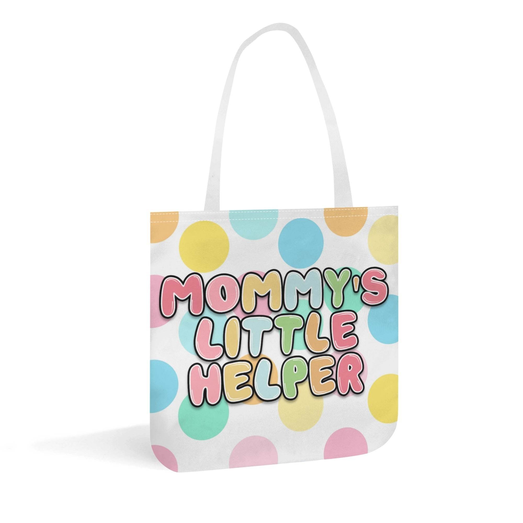 Mommys Little Helper Cloth Tote Bag - Puppy's Aesthetics