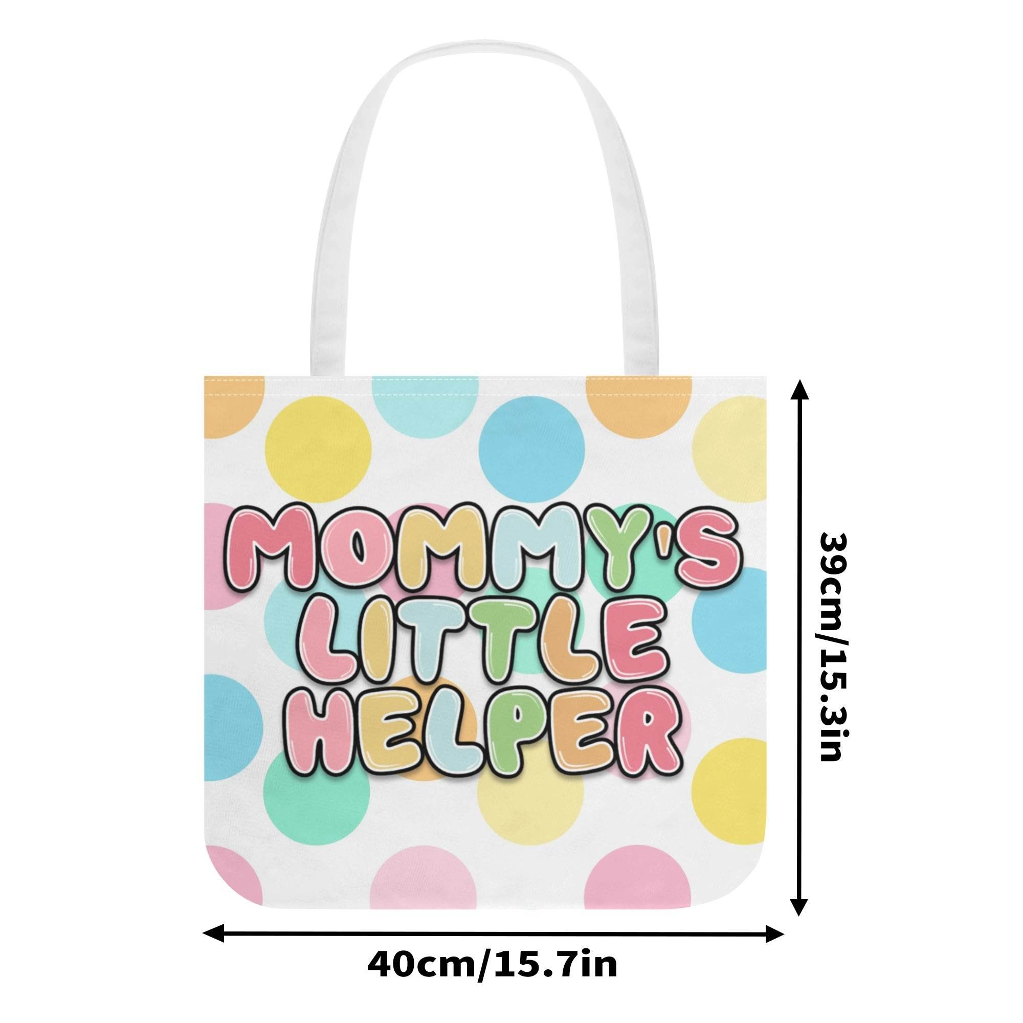 Mommys Little Helper Cloth Tote Bag - Puppy's Aesthetics