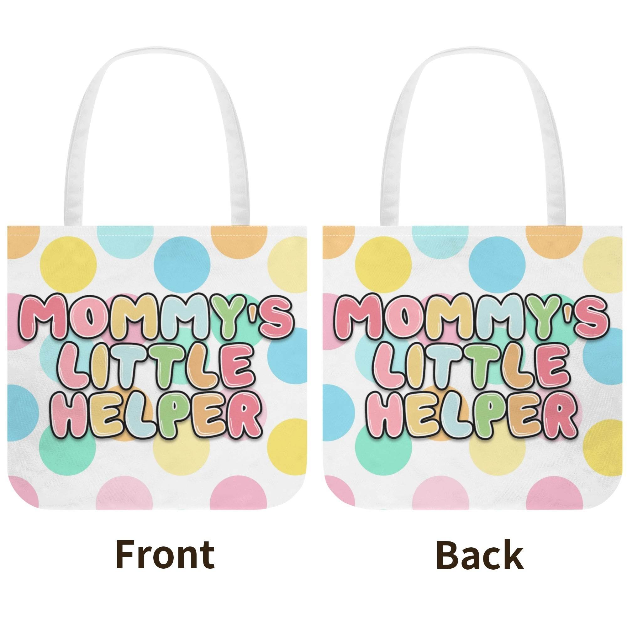 Mommys Little Helper Cloth Tote Bag - Puppy's Aesthetics