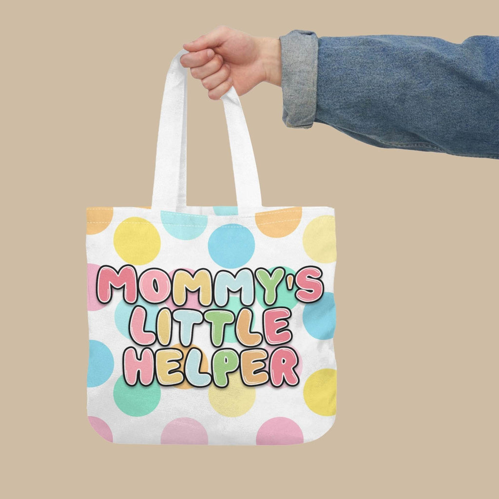 Mommys Little Helper Cloth Tote Bag - Puppy's Aesthetics