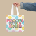 Mommys Little Helper Cloth Tote Bag - Puppy's Aesthetics