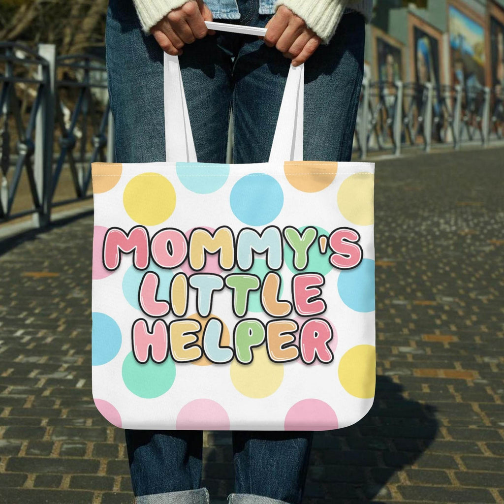 Mommys Little Helper Cloth Tote Bag - Puppy's Aesthetics