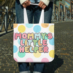 Mommys Little Helper Cloth Tote Bag - Puppy's Aesthetics