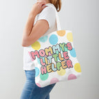 Mommys Little Helper Cloth Tote Bag - Puppy's Aesthetics