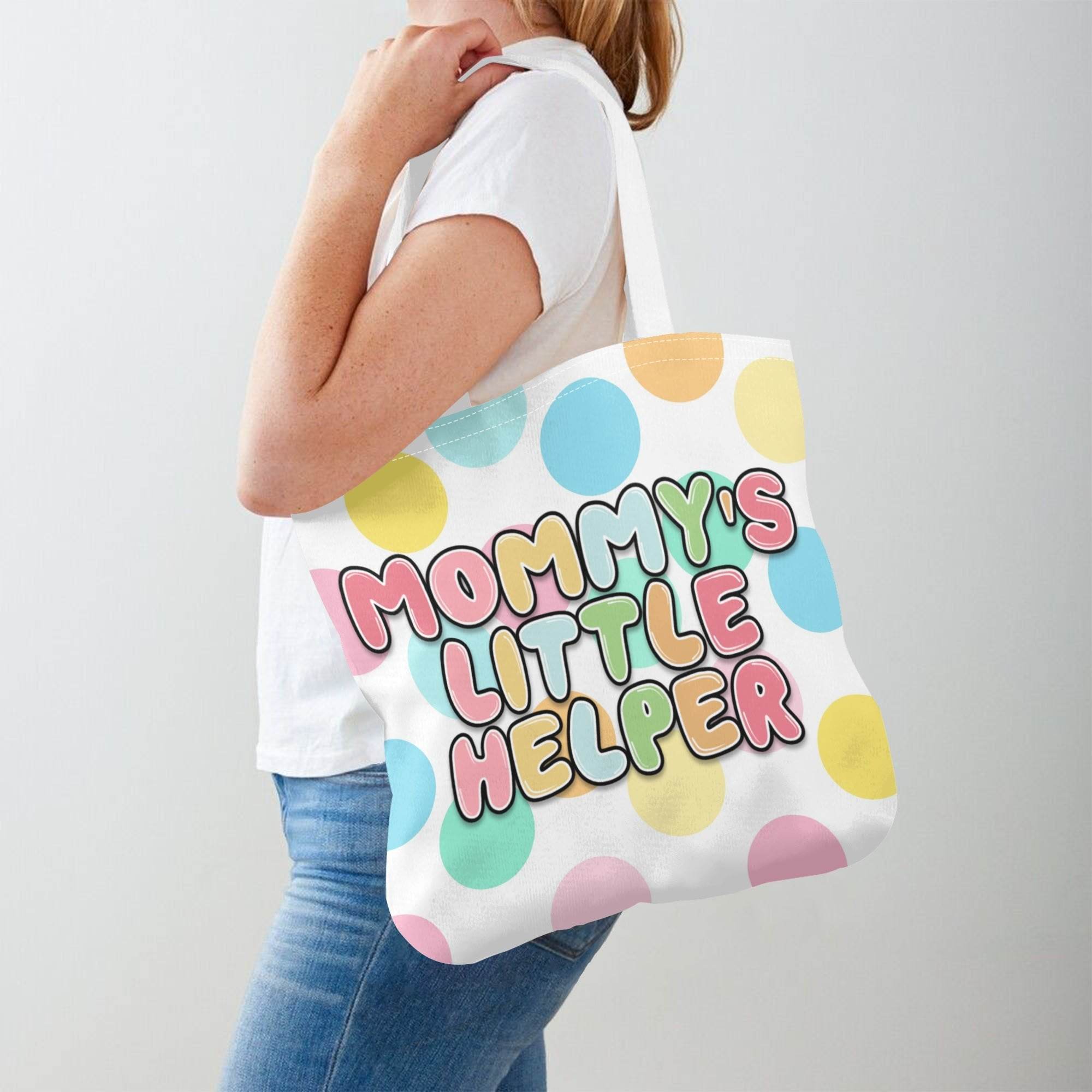 Mommys Little Helper Cloth Tote Bag - Puppy's Aesthetics