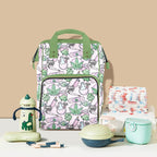 Pink Cannabis Large Diaper Bag - Puppy's Aesthetics