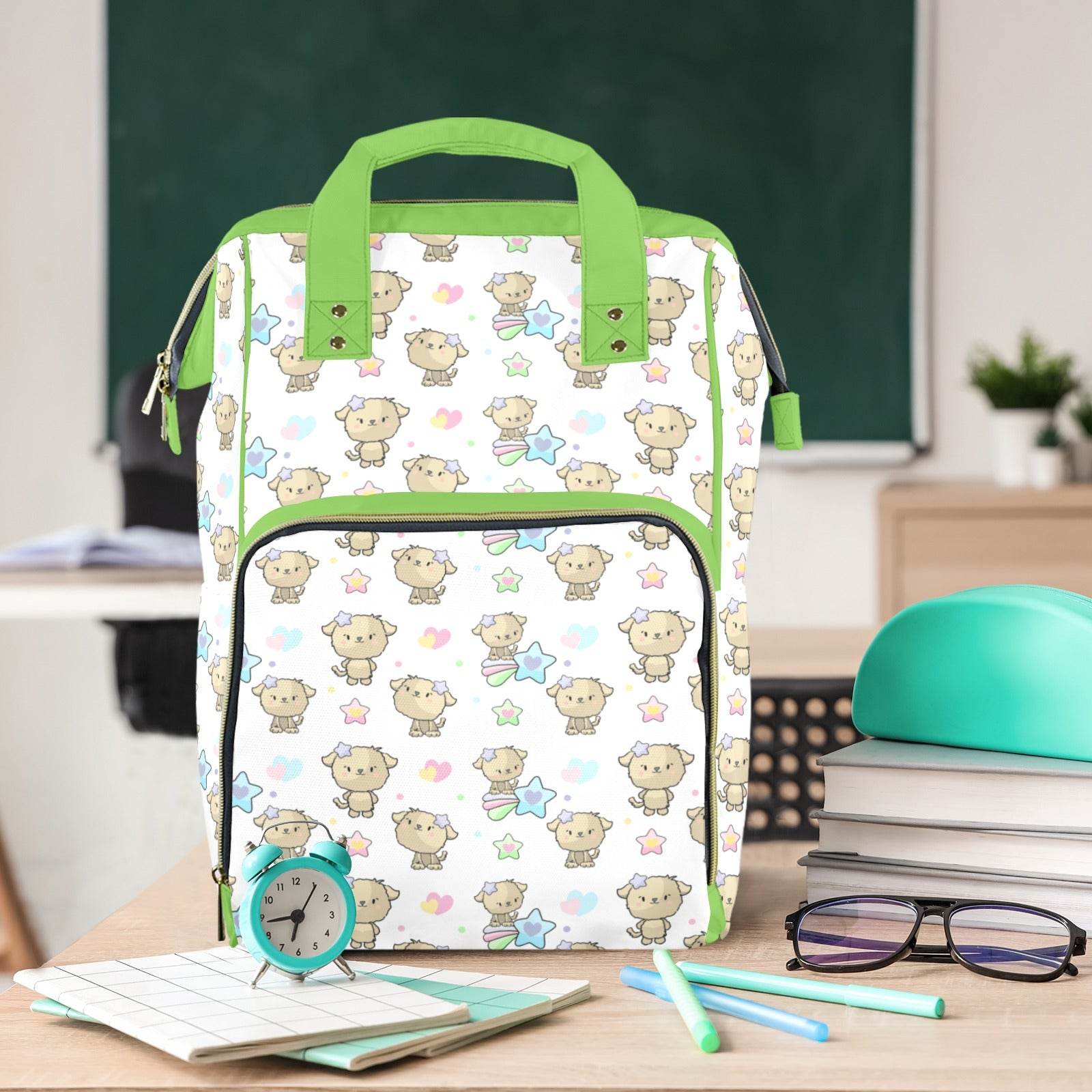 Wish Upon A Puppy Large Diaper Bag - Puppy's Aesthetics